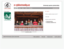 Tablet Screenshot of e-cyklostranky.cz